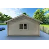 Blockbohlenhaus NOEMI 10x6, 44mm, rechte Seite