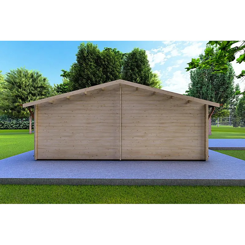Holzhaus GIADA 10x7.2, 44mm, linke Seite