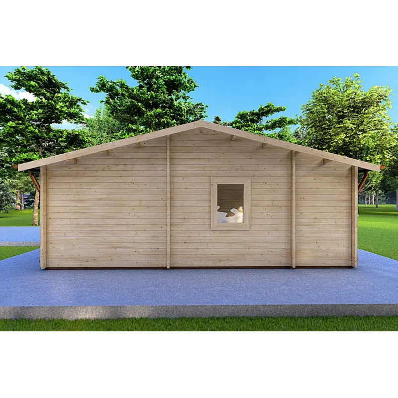 Holzhaus GIADA 10x7.2, 44mm, rechte Seite
