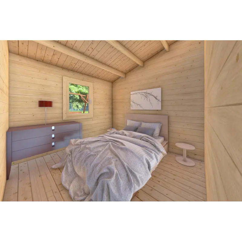Gartenhaus IRMA 5x6, 44mm, Hauptschlafzimmer