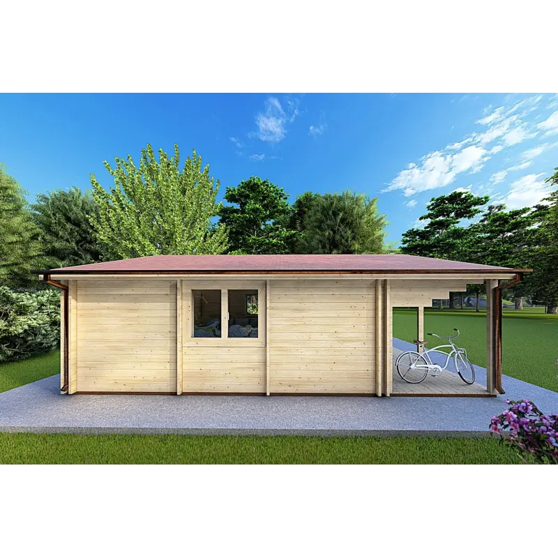 Abgelegenes Haus PERLA 6x6, 44/100/44 mm, linke Seite