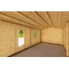 Einzelgarage aus Holz 3,5x6, 44mm, Innenwände