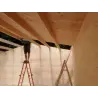 Doppelgarage aus Holz 6x6, 44mm, Innenansicht Dach– realisierte Ausführung