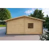 Dreifachgarage aus Holz 9x6,44mm, rechte Seite
