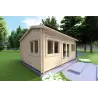 Gartenhaus CAMILLA 5.5x4.2, 44mm, linke Seite