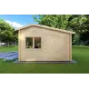 Gartenhaus CAMILLA 5.5x4.2, 44mm, rechte Seite