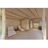 Gartenhaus CAMILLA 5.5x4.2, 44mm, Innenansicht