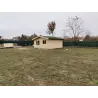 Gartenhaus LELLA 5x5 44mm, Frontansicht rechte Seite – realisierte Ausführung