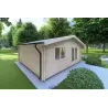 Gartenhaus LELLA 5x5 44mm, linke Seite