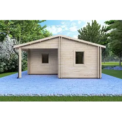Abgelegenes Haus ALMA 6x11, 44/100/44 mm, Frontansicht