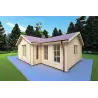 Abgelegenes Haus NOEMI 10x6, 44/100/44 mm, Frontansicht rechte Seite