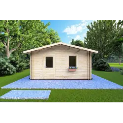Abgelegenes Haus DALIA 5x7, 44/100/44 mm, Frontansicht