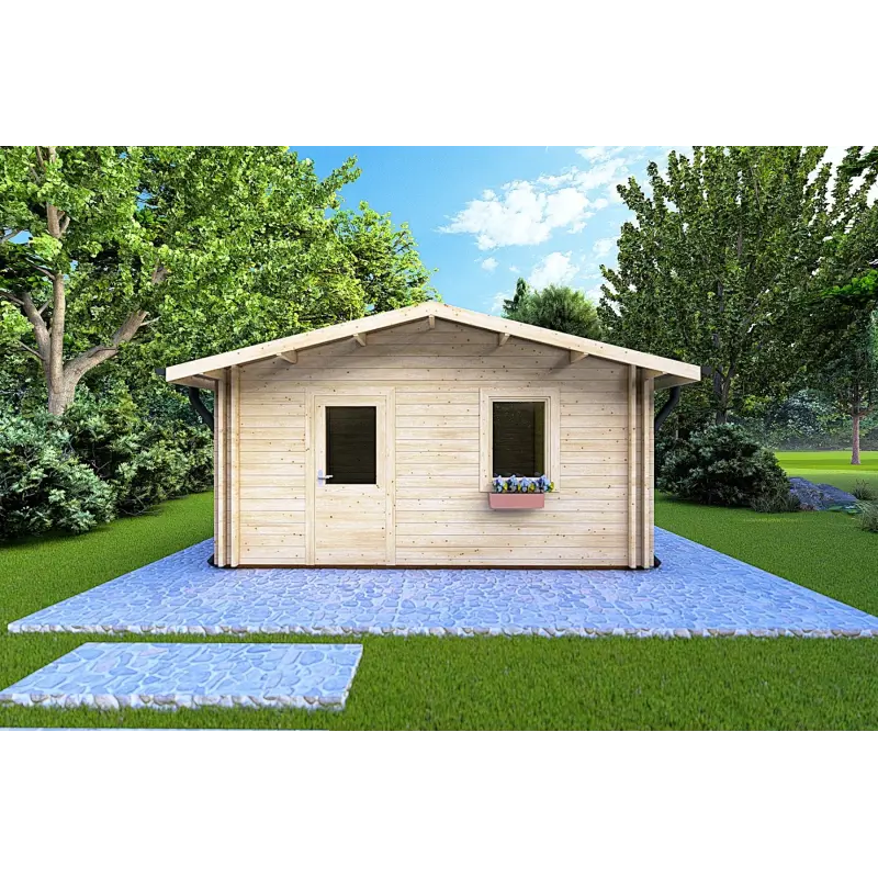 Abgelegenes Haus DALIA 5x7, 44/100/44 mm, Frontansicht