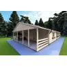Abgelegenes Haus Sofia 8x14.50, 44/100/44 mm, Frontansicht rechte Seite