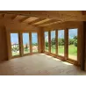 Holzhaus​ AUGUSTA 8x6, 60mm, Innenansicht – realisierte Ausführung