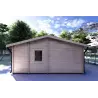 Holzhaus​ AUGUSTA 8x6, 60mm, linke Seite