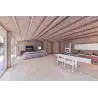 Holzhaus​ AUGUSTA 8x6, 60mm, Innenansicht