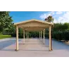 Holz-Carport 6x3, 18 m², Frontansicht