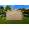 Gartenhaus Holz CHIARA 4x3, 44mm, Rückansicht