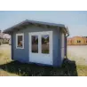 Gartenhaus GIULIA 4x3, 44mm, Frontansicht – realisierte Ausführung