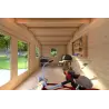Gartenhaus GIULIA 4x3, 44mm, Innenansicht