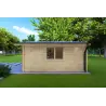 Gartenhaus Holz ANITA 5x4, 44mm, rechte Seite