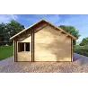 Holzhaus Fertighaus​ AGNESE 95 m², 44/140/44 mm, linke Seite