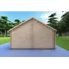 Fertighaus Holzhaus mit Terrasse GINEVRA 129 m², 44/140/44 mm, rechte Seite