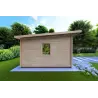 Gartenhaus Holz mit Pultdach GLORIA 5.2x4.2, 44mm, linke Seite
