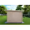 Gartenhaus Holz SOLA 3x3, 44mm, rechte Seite