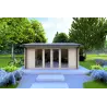 Gartenhaus Holz JESSICA 5x4, 44mm, Frontansicht