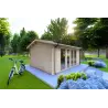Gartenhaus Holz JESSICA 5x4, 44mm, linke Seite