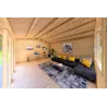 Gartenhaus Holz JESSICA 5x4, 44mm, Innenansicht