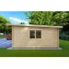 Moderne Gartenhaus ELISA 5x5, 44mm, rechte Seite