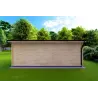 Gartenhaus Holz AZZURRA 6x3, 44mm, Rückansicht