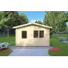 Gartenhaus Holz ANNA 4x5, 44mm, Frontansicht