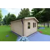 Gartenhaus Holz ANNA 4x5, 44mm, linke Seite