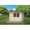 Gartenhaus Holz LELLA 4x3, 44mm, rechte Seite