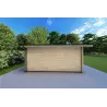 Gartenhaus LELLA 4x6, 44mm, linke Seite