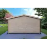 Gartenhaus Holz LELLA 5x6, 44mm, Rückansicht