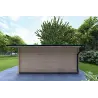 Moderne Gartenhaus CHIARA 6x4, 44mm, rechte Seite