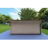 Gartenhaus Holz CHIARA 6x5, 44mm, rechte Seite