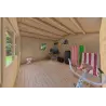 Gartenhaus Holz ARIZONA 4x4, 44mm, Innenansicht