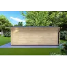 Gartenhaus Holz ARIZONA 5x6, 44mm, rechte Seite