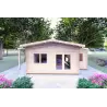 Gartenhaus Holz JASMINE 8x4, 44mm, Frontansicht