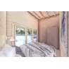 Moderne Holzhaus mit terrasse GIANNA 6.5x5.4, 44mm, Hauptschlafzimmer