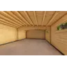 Doppelgarage Holzdach mit Abstellraum 6x8, 60mm, Innenansicht