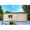 Abgelegenes Haus mit 3 Zimmern ISOBEL 50 m², 44/100/44 mm, Rückansicht