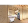 Abgelegenes Haus mit 3 Zimmern ISOBEL 50 m², 44/100/44 mm, Innenansicht Küche