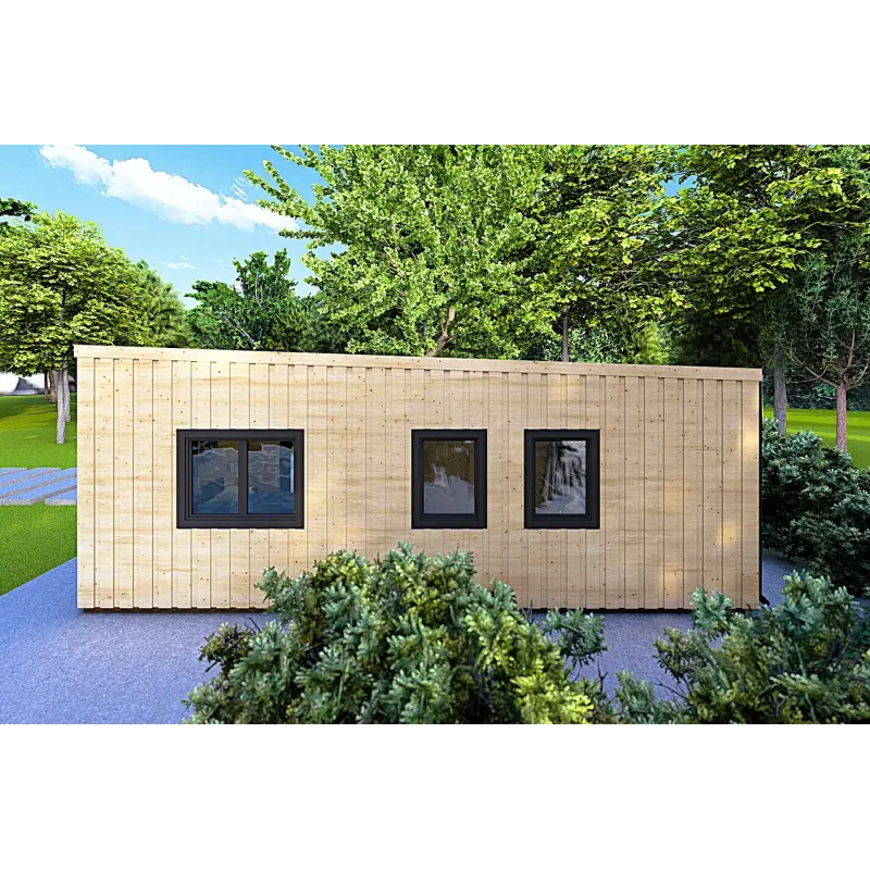 Abgelegenes Haus LUCIA 60 m², 60/100/30/40 mm, rechte Seite